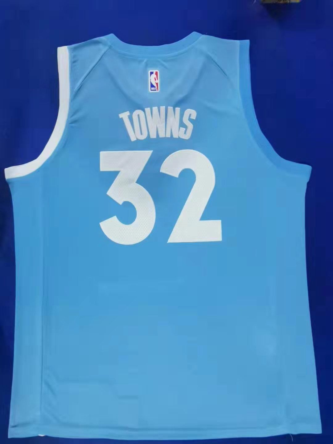 2020 Men Minnesota Timberwolves 32 Towns Blue Nike City Edition limited NBA Jerseys